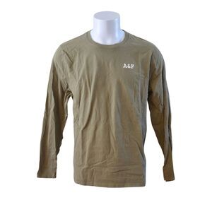 Abercrombie & Fitch Long Sleeve Tee Green Mens XXL